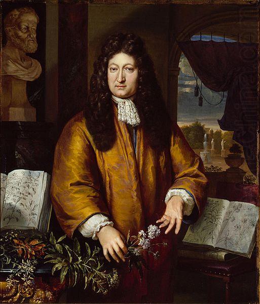 Portret van de Leidse botanicus Jan Commelin, Gerard Hoet